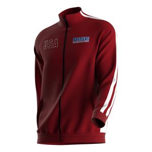 Chaqueta Deportiva de Alta Gama para Hombre con Cuello Alto y Cierre Completo, Sublimada, Estilo Lucha Libre, en Oferta - Product Image 1