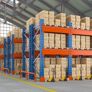 Industrial Heavy Duty Storage Shelves system Stacking Units Metal <b>Rack</b> - Product Image 3