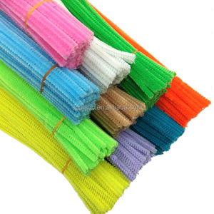 Wholesale Colorful Chenille <strong>Stems</strong> <strong>Pipe</strong> Cleaners Soft Fuzzy Sticks for Kids DIY Crafts - Product Image 3
