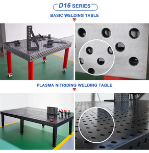 Fabricant <span class=keywords><strong>professionnel</strong></span> de tables de soudage 3D, trous en option D16, D22 et D28, fonte nitrurée, compatible avec la plupart des kits de fixation - Product Image 3