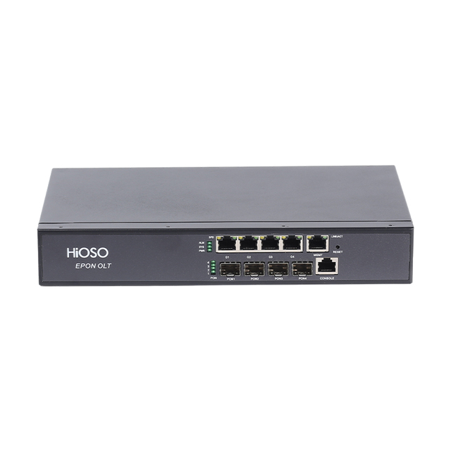 Pizza Box 4PON EPON OLT Mini GEPON with 4pcs Pon Modules 1AC 100-240V Compatible HUAWEI ZTE EPON XPON ONT OEM ODM