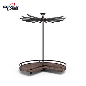 धातु परिधान रैक हार्डवेयर फिटिंग घूर्णन कपड़े टोकरी अलमारी सामान - Product Image 4