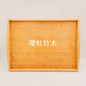 Plateau de service rectangulaire en bambou et bois Shuhong 45x33x5cm, style nordique, pour plateau à fruits - Product Image 3