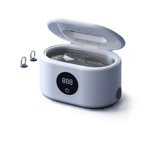 Nettoyeur dentaire ultrasonique UV avec réservoir en acier inoxydable de 600 ml, nettoyeur ultrasonique domestique pour aligneurs dentaires - Product Image 1