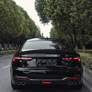 สปอยเลอร์หลังคาร์บอนไฟเบอร์ทรง HK สำหรับ AUDI A5 S5 RS5 B9 4 ประตู Sportback ปี 2017-2023 วัสดุ FRP คาร์บอนฟอร์จ - Product Image 4