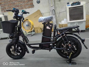 Электрический велосипед Kugoo Kirin V3 PRO 60v21ah 16-дюймовый двойной обод, четыре амортизатора, Передняя Ступица, цифровой 60 км, Складное Сиденье 48 В - Product Image 2