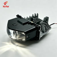Nouvelle lentille de projecteur LED à double lumière 6000K pour JETOUR Traveler/X70, 11000 lumens, 12V/24V, Plug-and-Play. Conversion de hauteur basse en haute.