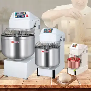 Mezclador de masa de pan en espiral, máquina mezcladora de harina de trigo para panadería, gran industrial, roti, 5, 12, 10, 15, 25, 30, 50, 100 kg, de Turquía