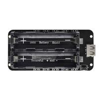 Módulo de Carga de Batería de Banco de Energía con Doble Batería de Litio 18650 V8, Micro USB 5V/3A 3V/1A para ESP32 ESP8266