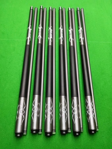 Superior các loại màu sắc sợi Carbon 1/2 nối 57inch 12.5mm tip bi-a hồ bơi Cue - Product Image 5