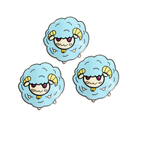 Badges en émail dur personnalisés avec logo d'animal mignon, lettres personnalisées, épingles en métal pour revers, vente en gros