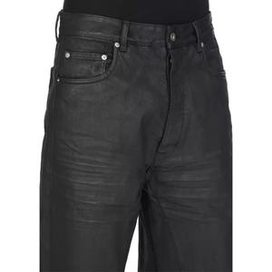 Pantalon en denim noir gris délavé vintage personnalisé pour hommes, pantalon baggy en coton de haute qualité, jeans pour hommes - Product Image 4