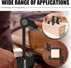 Wholesale Industrial Grade Steel 6*150mm <strong>Quick</strong> <strong>Clamp</strong> Durable 90kg Clamping Force for Assembly Bar <strong>Clamps</strong> Woodworking DIY - Product Image 5