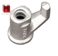 Écrous de fixation galvanisés au design moderne pour échafaudages et coffrages (acier Q235 haute résistance réutilisable) pour murs en béton
