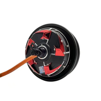 Moteur de moyeu CC sans balais QSMOTOR V4 3000W 50H 72V sans cadre à montage au pied BLDC pour la modification de moto électrique et de vélo électrique