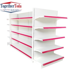 Étagère de présentation réglable simple ou double face pour supermarché, rayonnage de magasin et présentoirs de vente au détail - Product Image 1