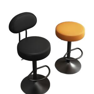 Tabouret de bar pivotant avec dossier réglable, chaise haute moderne et simple pour la maison, le comptoir ou la caisse - Product Image 5