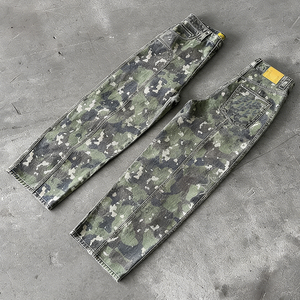 Quần cargo baggy chất liệu cotton twill, họa tiết rằn ri, kiểu dáng vintage, có túi đa năng, may theo yêu cầu của nhà <span class=keywords><strong>s</strong></span>ản xuất Đồng Quan dành cho nam giới - Product Image 2