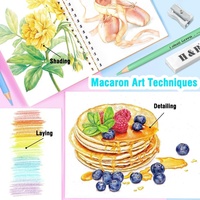 Ensemble de crayons de couleur à base d'huile Macaron 50 couleurs - Fournitures d'art professionnelles pour le dessin et la peinture, vente en gros d'usine
