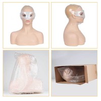 Présentoir de Mannequin Femme en PVC pour Perruques, Maquillage et Coiffure – Vente en Gros