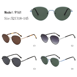 Gafas de Sol Ovaladas con Montura Metálica Completa, Lentes Degradadas, 100% Protección UV, Unisex, Casuales, para Adultos - Product Image 2