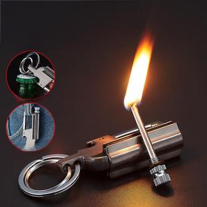 Porte-clés multifonction en alliage de zinc rechargeable pour le camping - Product Image 1