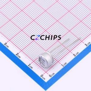 Condensador Sólido NXP D0601B331MJTM, Componente de Montaje en Orificio (THT), 8x6mm 330uF 20% 12V - Product Image 1