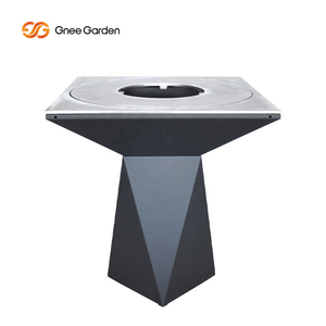 High Quality Wholesale Modern Style Heavy Duty Outdoor Corten Steel Rust BBQ - Product Image 4