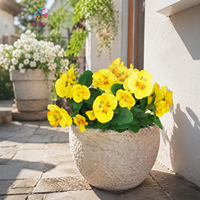 Bouquet de fleurs artificielles de primula, fleurs artificielles réalistes pour la maison, le jardin, la clôture, le panier suspendu, la décoration florale de centre de table