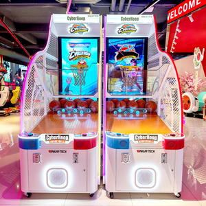 Machine de jeu de basket-ball d'arcade d'intérieur avec écran LCD vertical de 65 pouces, construction métallique, langue anglaise - Product Image 5