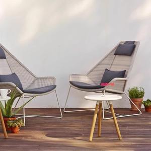 Conjunto de Sofás de Ratán para Exteriores, Estructura de Aleación de Aluminio, Ratán PE Resistente a los Rayos UV, Muebles de Jardín Impermeables, Diseño en Forma de L - Product Image 2