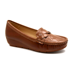 2024 OEM confort suave último calzado señoras mocasines planos mocasines mujeres serpiente pu bomba altura aumento zapatos planos de mujer - Product Image 4