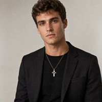 Collier pendentif colombe Saint-Esprit ARNAN en acier inoxydable doré, cadeau religieux pour les jeunes, les programmes d'église et les femmes