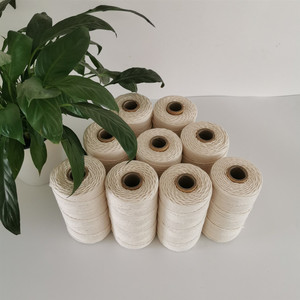 Cordon en macramé tressé de couleur naturelle de 2 mm x 200 m, <span class=keywords><strong>corde</strong></span> en <span class=keywords><strong>coton</strong></span> pour la décoration murale, les suspensions de plantes, l'artisanat et le tricot - Product Image 4