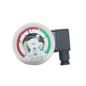 Электрический контактный манометр с датчиком температуры, давления и температуры - Product Image 3