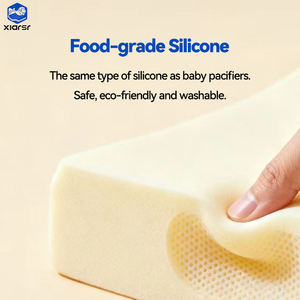 Oreiller de cou pour chat en silicone de qualité <span class=keywords><strong>alimentaire</strong></span>, soutien ergonomique du cou, housse respirante amovible, sommeil profond, voyage moderne, bureau, <span class=keywords><strong>chambre</strong></span> à coucher - Product Image 4