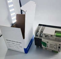 Commutateur de transfert automatique monophasé ATS 2P 100A 230V double alimentation 6kA Classe PC pour onduleur solaire photovoltaïque sur rail DIN
