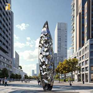 बिक्री के लिए उच्च गुणवत्ता वाले कस्टम आकार आउटडोर स्टेनलेस स्टील मूर्ति मूर्तिकला - Product Image 1