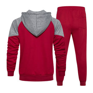 Survêtement d'hiver pour homme sur mesure, respirant, 100% coton, décontracté, à capuche avec cordon de serrage, en vente en ligne - Product Image 6