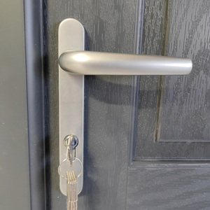 Starke und sichere Verbund-Haustüren mit halbem <span class=keywords><strong>Mon</strong></span> Low E-Glas Hochwertige ABS-Platte mit Upvc-GFK-Außentüren mit starkem Rahmen - Product Image 4