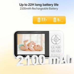 Nouveau Moniteur Bébé <span class=keywords><strong>Pas</strong></span> <span class=keywords><strong>Cher</strong></span> 3,2 Pouces avec Écran LCD, Vision Nocturne IR, Berceuses, Mode Économie d'Énergie, Caméra de Surveillance Intelligente pour Bébé - Product Image 6