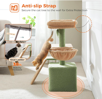Structure d'escalade pour chat avec griffoir en forme de cactus, vente en gros d'usine, jouets pour chat en sisal, griffoir vertical pour chat, lit simple pour chat
