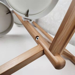 Estante de flores de pie multicapa de madera de bambú para <span class=keywords><strong>apartamento</strong></span> pequeño para Pothos suculento balcón almacenamiento jardinería maceta - Product Image 3