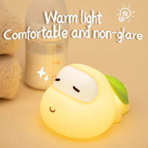 Veilleuse en silicone en forme de <span class=keywords><strong>tortue</strong></span> pour bébé, lampe LED intelligente en silicone avec motifs amusants pour chambre d'enfant - Product Image 1