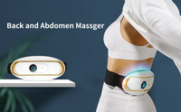 Ceinture de massage abdominale chauffante EMS rechargeable pour une relaxation musculaire profonde