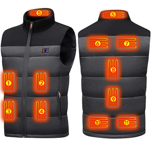 Veste chauffante USB pour moto, camping, pêche, ski, sécurité en plein air - Product Image 1