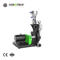Mesin Penggiling & Pulverizer Plastik Aceretech PM-300 100-200KG/H dengan Kontrol PLC, Gearbox & Mesin Bertenaga 22KW