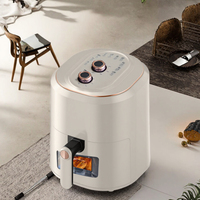 Friteuse à air intelligente Wi-Fi moderne pour aliments juteux et croustillants, cuisson vapeur, fenêtre de visualisation supérieure, capacité XL 8L, usage domestique