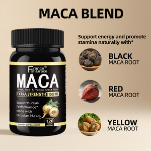 แคปซูลผงราก <span class=keywords><strong>Maca</strong></span> ที่อุดมไปด้วยสารอาหาร1500มก. มีสารสกัดจากรากมาค่าสำหรับผู้ชายและผู้หญิงปรับปรุงอาหารเสริมมังสวิรัติพลังงาน - Product Image 4