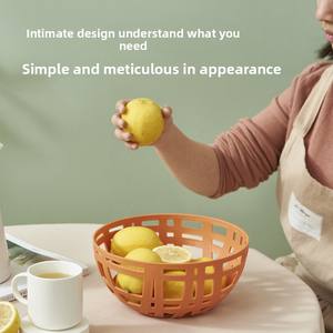 Style scandinave moderne Ins assiette de fruits <span class=keywords><strong>panier</strong></span> de rangement créatif Simple coupe en plastique collations et thé maison salon accessoire - Product Image 4